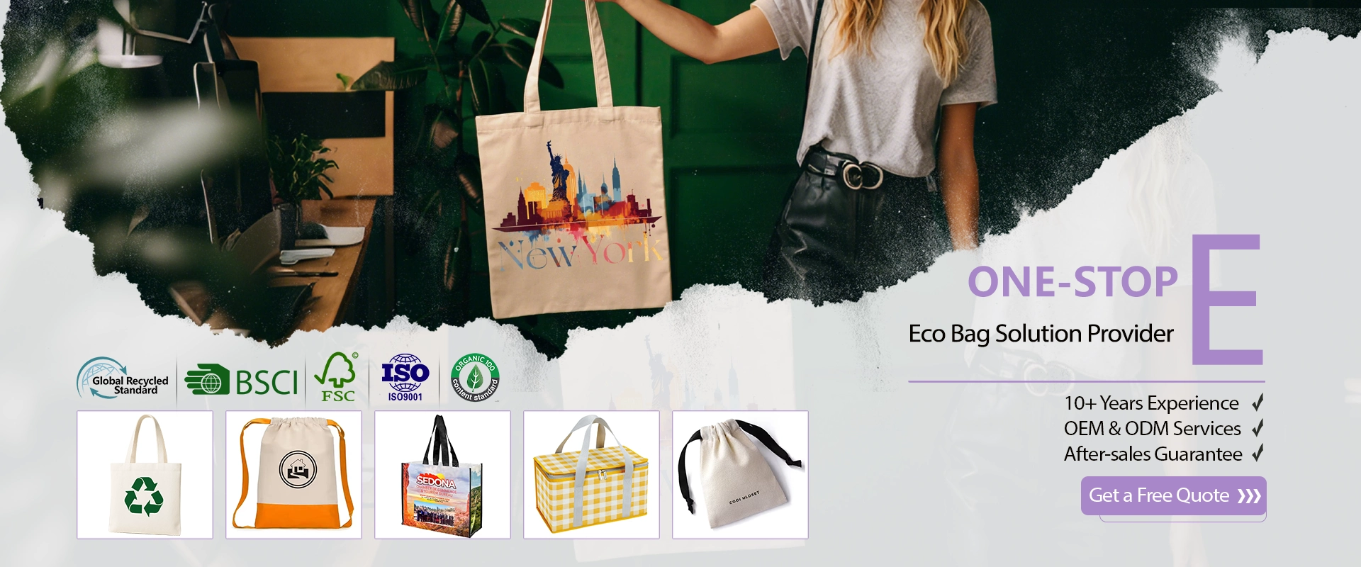 Fabricante de bolsas RPET