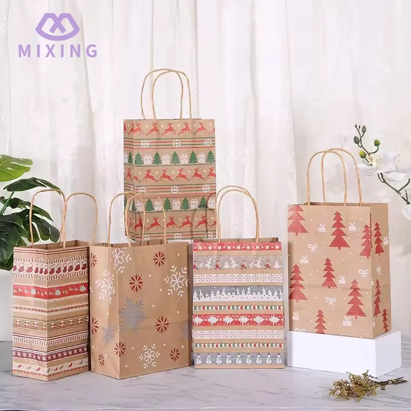 Kraft Christmas Presente Sacos