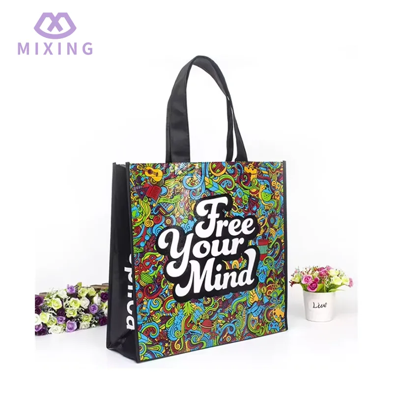 Bolsa de compras pp tecida